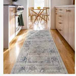 Sarrah Blue Quartz Rug Runner